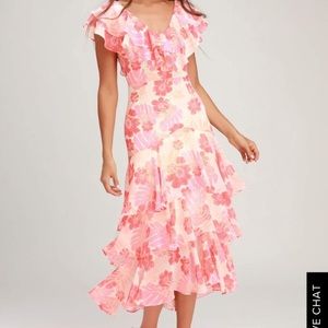 Floral lulu dress. NWT
